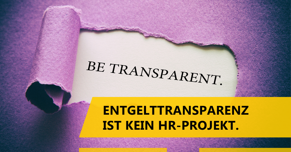 Entgelttransparenz und Entscheidungslogik in Organisationen